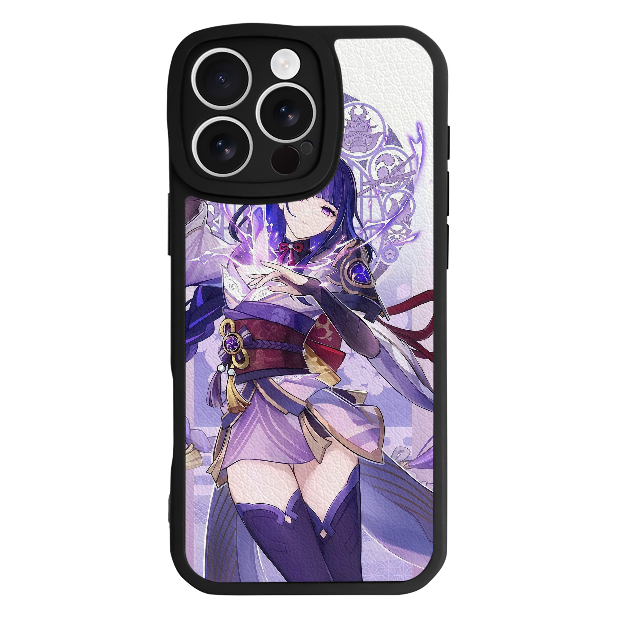 げんし神 genshin 【iPhone 16シリーズ対応】シリコンスマホケース（レザー調） 材質：シリコン